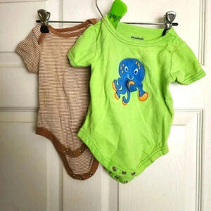 Faded Glory & Garanimals Onesies 3-6 Mos